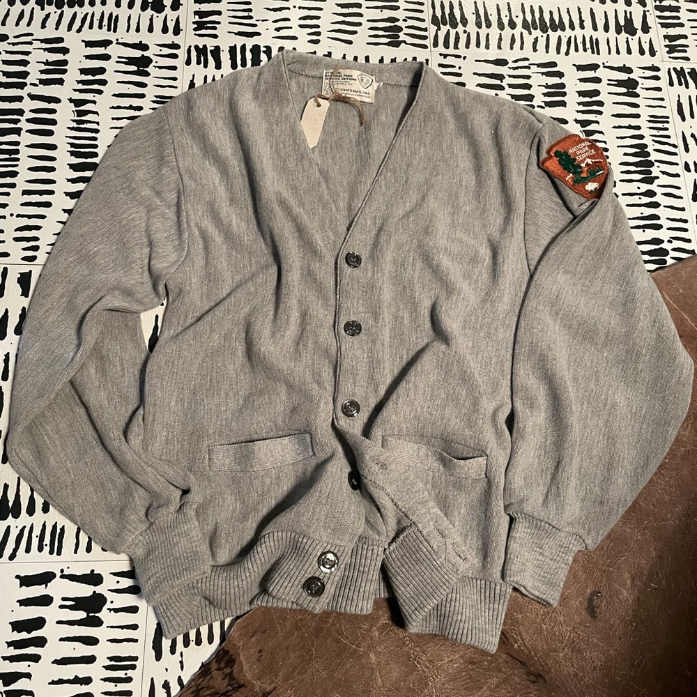 National park service uniform cardigan size L